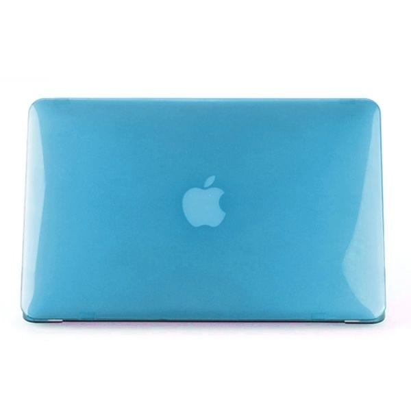 ENKAY for MacBook Air 13.3 inch (US Version) / A1369 / A1466 4 in 1 Crystal Hard Shell Plastic Protective Case with Screen Protector & Keyboard Guard & Anti-dust Plugs(Blue)