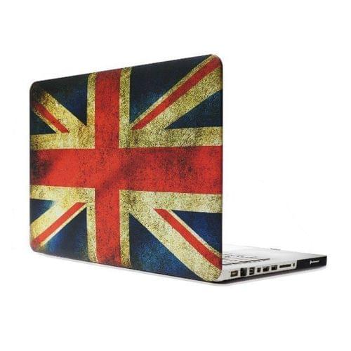 Retro UK Flag Pattern Frosted Hard Plastic Protective Case for Macbook Pro 15.4 inch