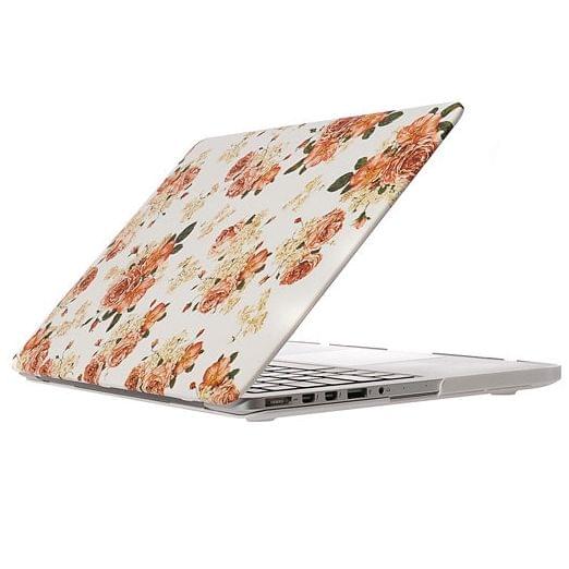 Camellia Pattern Frosted Hard Plastic Protective Case for Macbook Pro Retina 13.3 inch