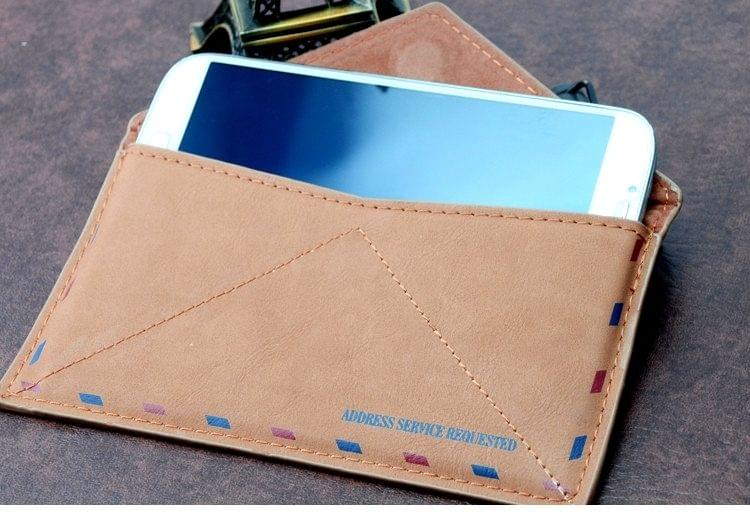 SWISH Universal Envelope Style Earth Stamp Leather Case for Macbook 11.6 / 12 inch, Size: 33.5 x 22 cm