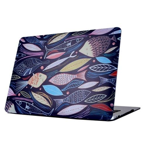 For Macbook Pro Retina 13.3 inch (Late 2013 - 2014) A1245 & A1502 / ME865 / ME864 / ME866 / MGX72 / MGX82 Cyprinus Carpio Pattern Laptop Water Decals PC Protective Case