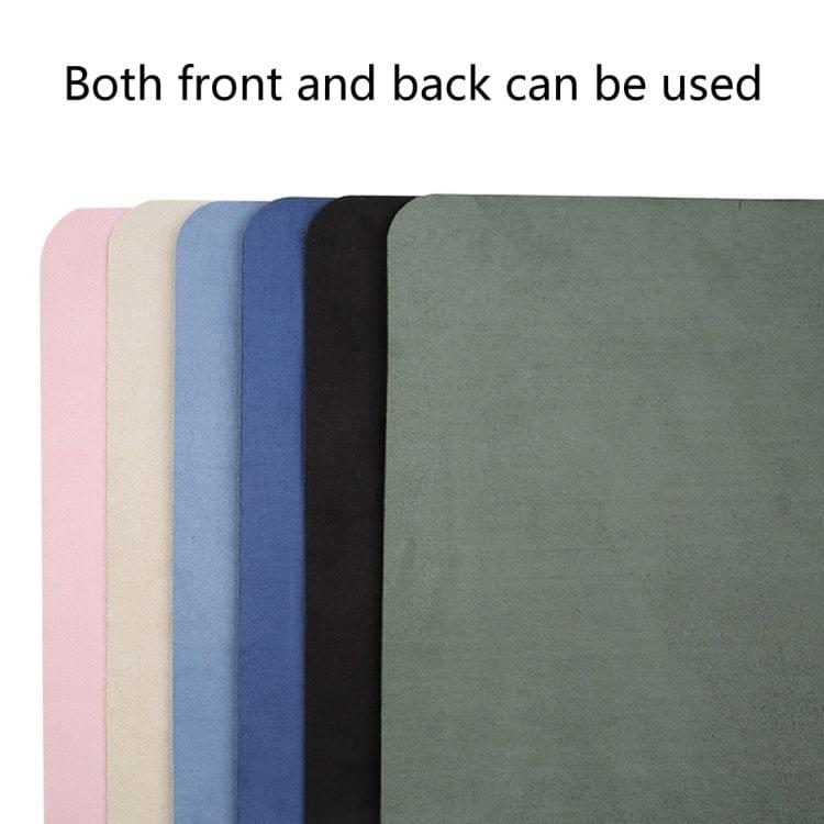 Multifunction Business PVC Leather Mouse Pad Keyboard Pad Table Mat Computer Desk Mat, Size: 120 x 60cm(Black)
