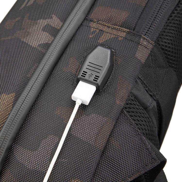 Ozuko 9205 Outdoor Waterproof Bluetooth Music Intelligent USB Charging Shoulder bag with Stereo (Camouflage)