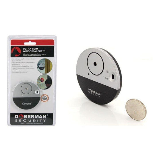 DOBERMAN SE-0106 Ultra-slim Round Door / Window Alert Detect Vibration Sensor Alarm for Home Alarms Security