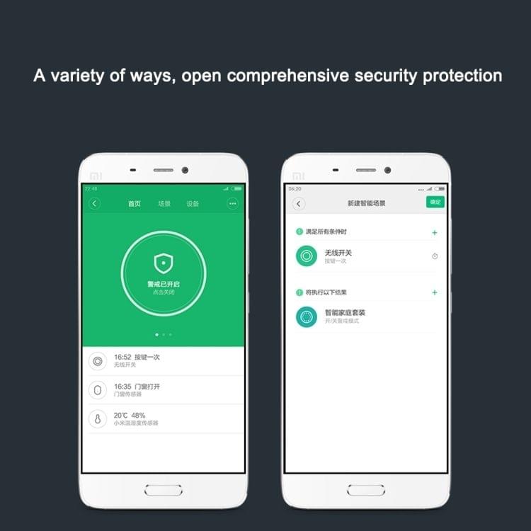 Original Xiaomi Mijia DGNWG02LM Intelligent Multifunctional Gateway Upgraded Version for Xiaomi Smart Home Suite Devices, Support Android 4.0 and IOS 7.0 Above(White)