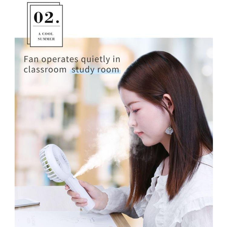 JOYROOM JR-CY272 Portable USB Charging Mini Fan for Spray Humidification (White)