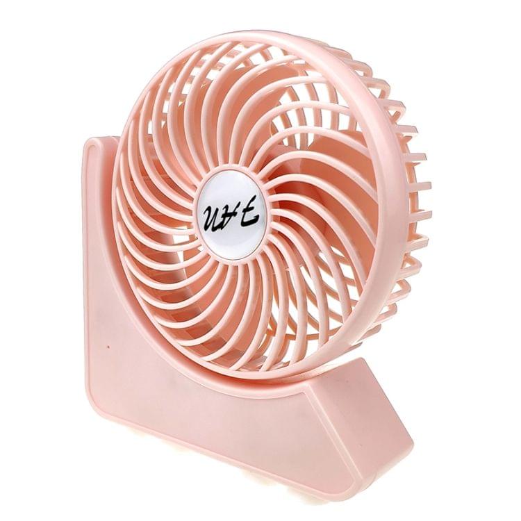 Multi-function 360 Degree Rotation Sucker Electric Fan, Support 3 Speed Control (Pink)