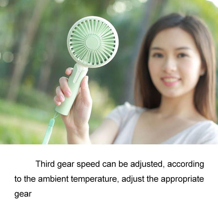 Mini DC 5V USB Rechargeable Aromatherapy Cooling Handheld Fan, 3 Speeds (Pink)