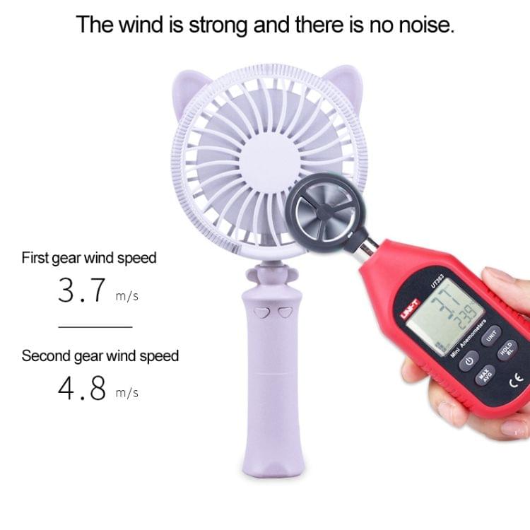 Sunshine Twisted Cat Night USB Fan With 180 Degree Rotation & Wind 2 Speeds (Blue)
