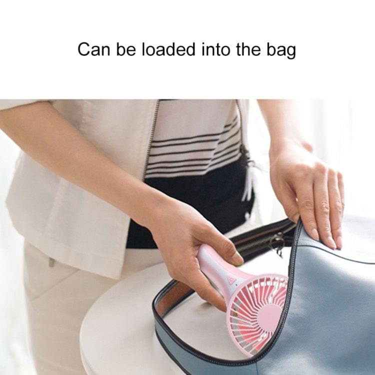 D6 Portable Mini USB Charging Handheld Small Fan with 3 Speed Control (Red)