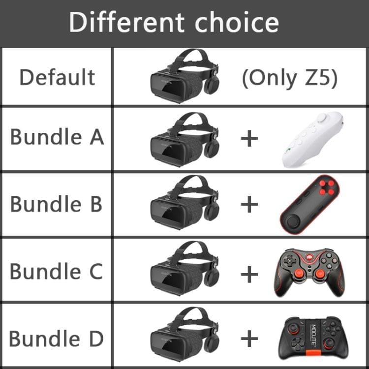 BOBOVR Z5 3D Glasses Virtual Reality Goggles Glasses Google Cardboard Bobo VR Headset for 4.7-6.2 Inch Smartphone