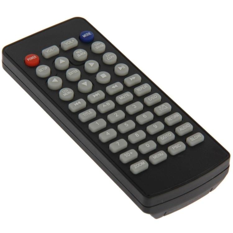 Universal Remote Controller for Portable DVD Player (Using in S-PD-1023, S-PD-1040, S-PD-1041)(Black)