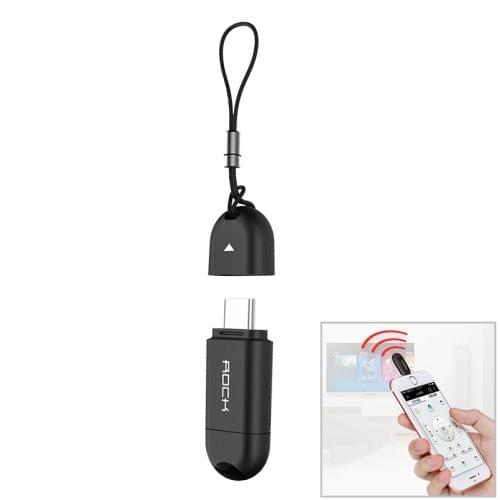 Easy to Control 3 Generation Mobile Phone Wireless Smart Remote Control for Type-C universal mobile cloud remote control (Black)