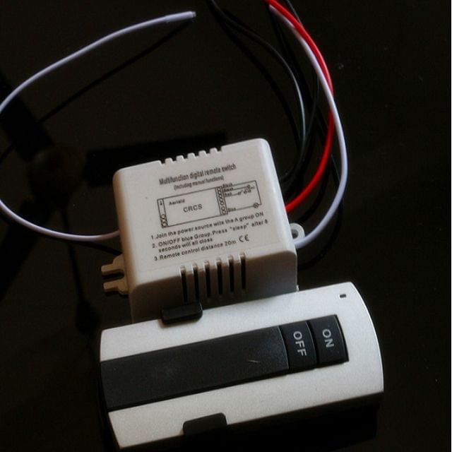 ON/OFF AC 110V-220V Wireless Receiver Lamp Light Remote Control Switch