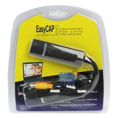 DVD Maker USB 2.0 Video Capture & Edit (Easy CAP), Support MPEG-1/MPEG-2 Compression Format, Chip: MS2100, DC60