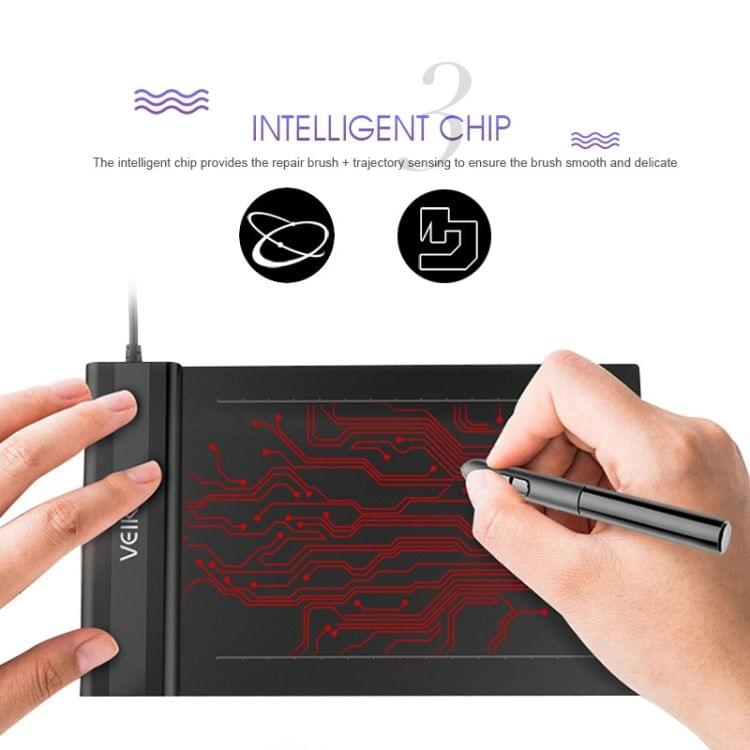 S640 6x4 inch 5080 LPI Electronic Graphic Tablet