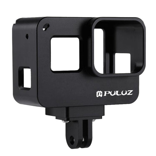 PULUZ Housing Shell CNC Aluminum Alloy Protective Cage with Insurance Frame  for GoPro HERO(2018) /7 Black /6 /5(Black)\t    \t\t        \t
                        \t
    \t\t\t\t    \t\t\t\t ()