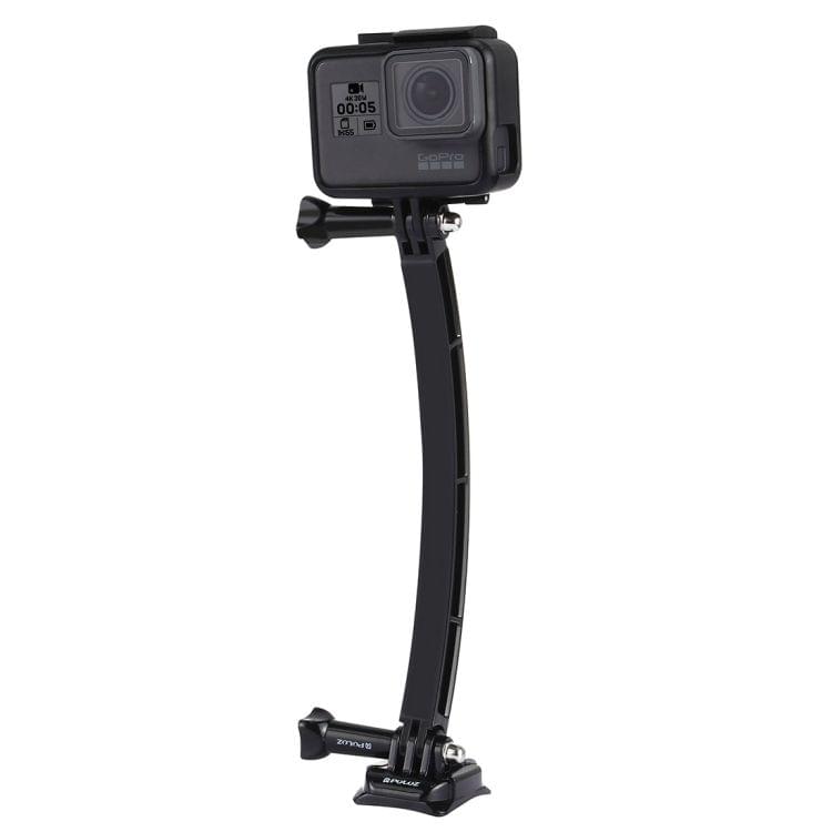 PULUZ Outdoor Motorcycle Cycling Helmet Extension Arm Set for GoPro  NEW HERO /HERO6   /5 /5 Session /4 Session /4 /3+ /3 /2 /1, Xiaoyi and Other Action Cameras