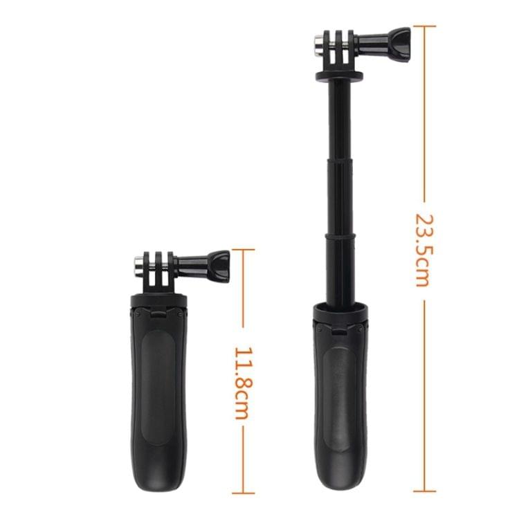 GP446 Multifunctional Mini Fixed Tripod for Gopro HERO 1/2/3/3+/4/5 Session/6/7 , Xiaoyi and 4K 2 Generation Sports Camera (Black)