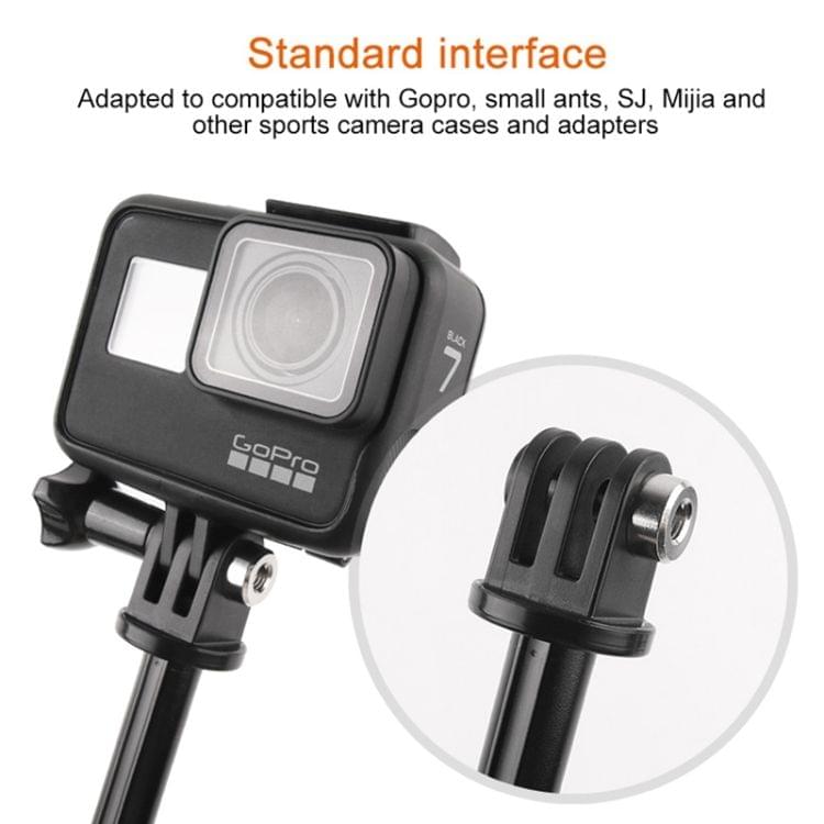 GP446 Multifunctional Mini Fixed Tripod for Gopro HERO 1/2/3/3+/4/5 Session/6/7 , Xiaoyi and 4K 2 Generation Sports Camera (Black)