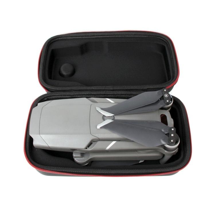 Sunnylife M2-B139 Portable PU Leather Drone Body Bag + Remote Controller Bag Carrying Case Kit with Carabiner for DJI Mavic 2 Pro / Zoom