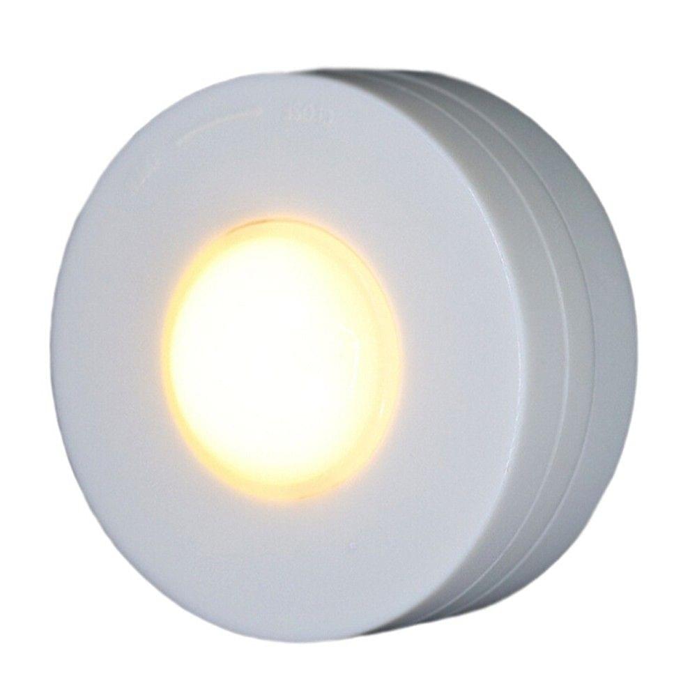 LED Under Cabinet Lamp Puck Light with Remote Control Warm light 4000K
