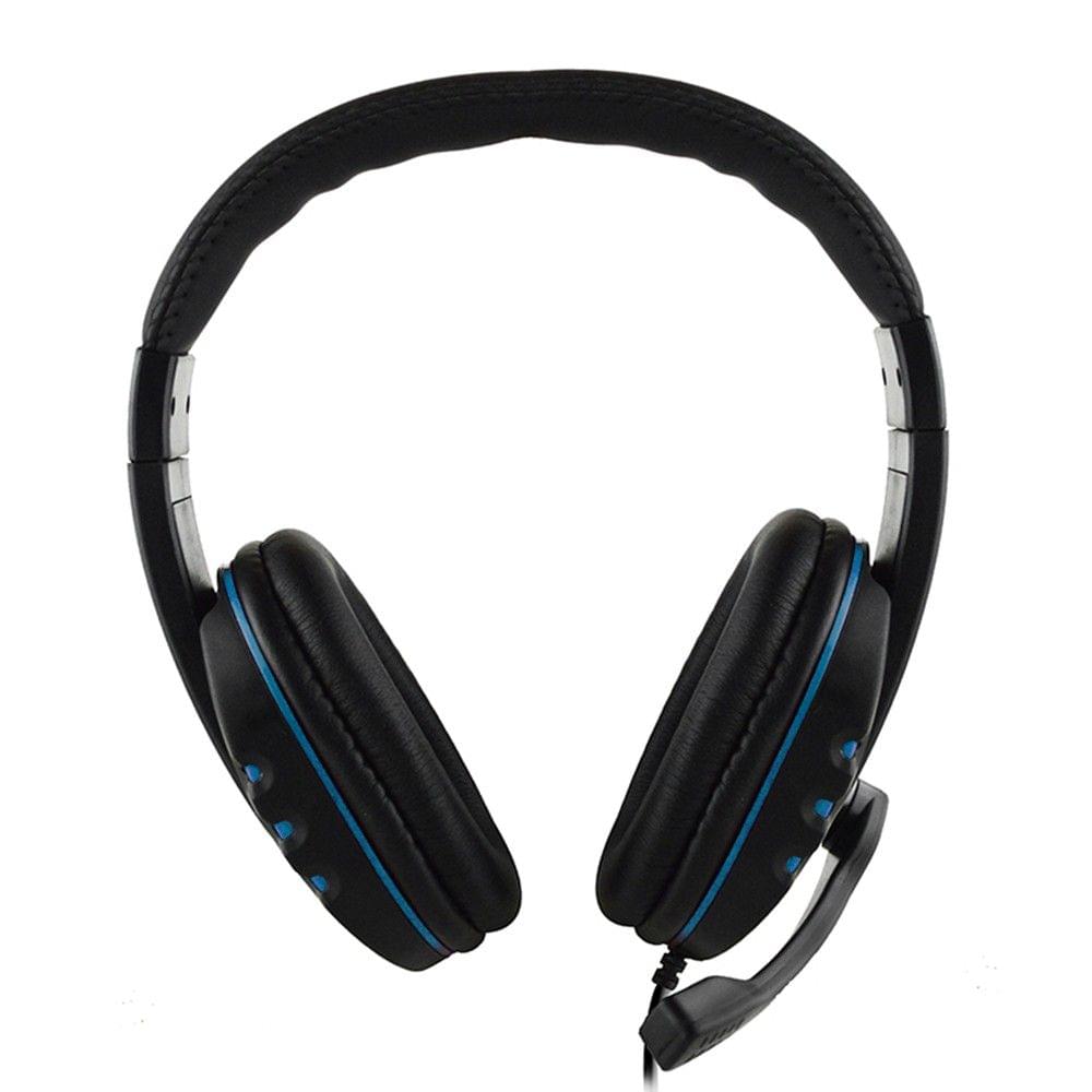 3.5mm Wired Gaming Headphones Over Ear Game Headset Noise Canceling Earphone with Microphone Volume Control for PC Laptop Smart Phone