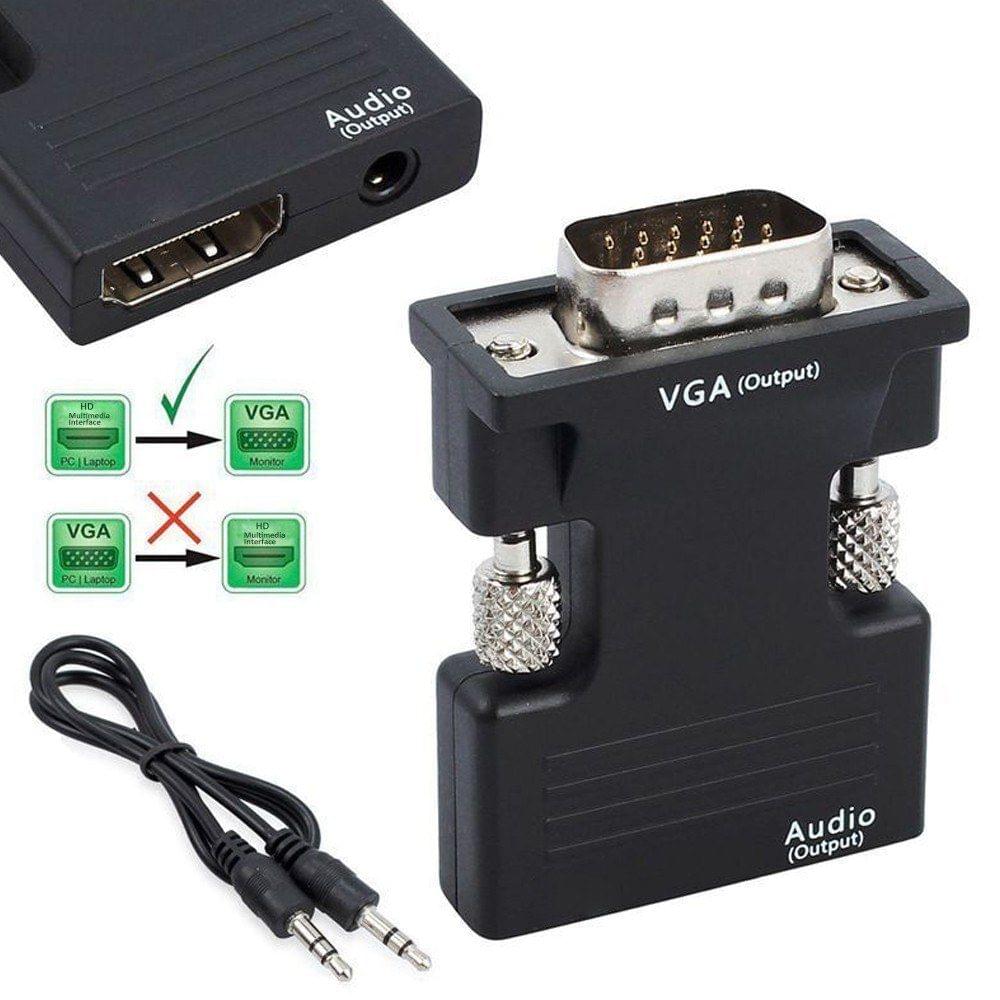 1080P HD Multimedia Interface Female To Vga Male