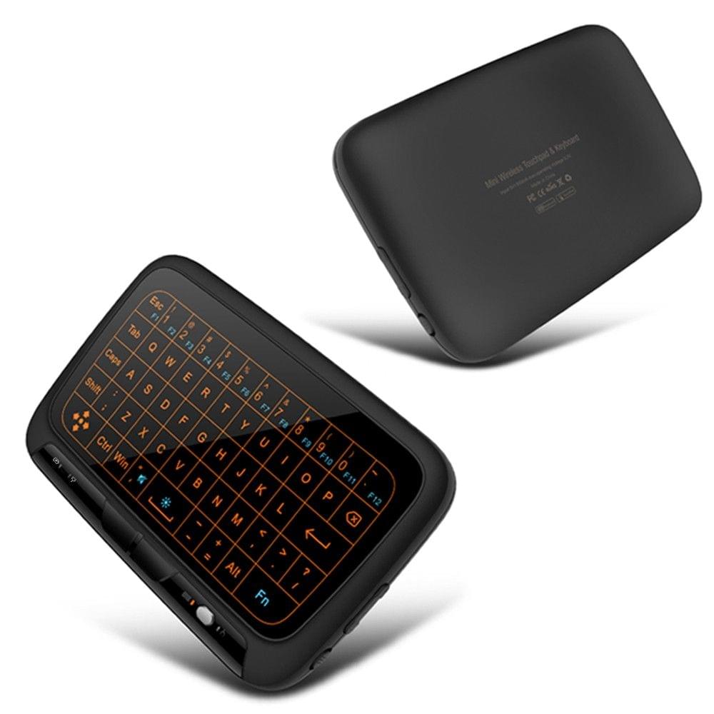 H18+ 2.4GHz Full Touchpad Wireless Backlight QWERT Keyboard