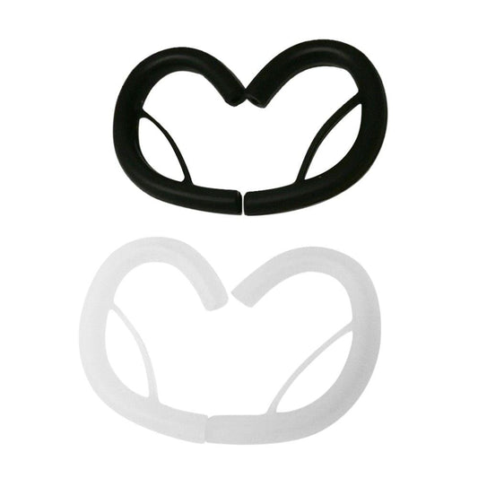 2 Pairs 4 PCS Soft Silicone Noodles Cable Earphone Earhook Clip Ear Round Wire Hook Hanger Earloop Replacement