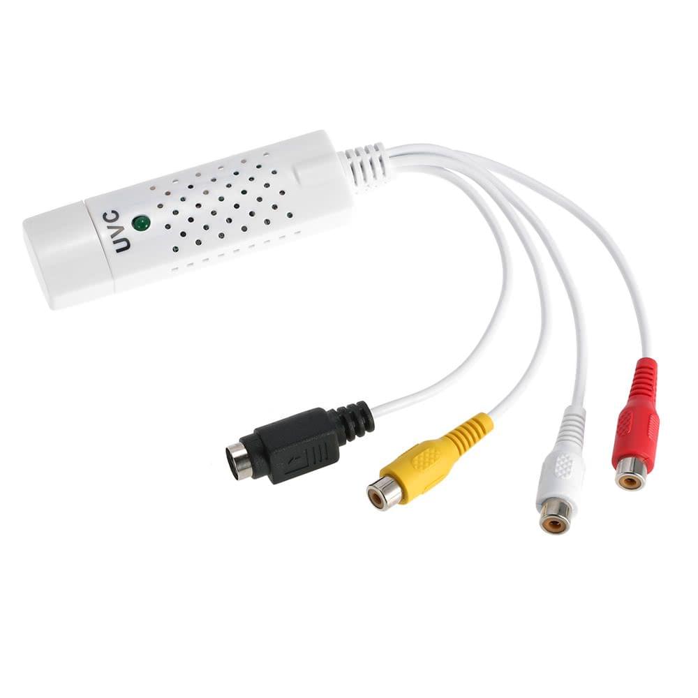 USB 2.0 Video Audio Capture Card HD Video Converter Adapter Edit Video for Camcorder DVD PC