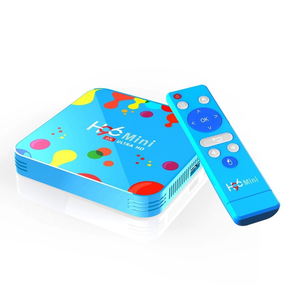 H96 Mini Android 9.0 Smart TV Box 4K Media Player 6K HDR H.265 VP9 Allwinner H6 Quad-core 64 Bit 4GB DDR3 32GB/128GB EMMC 2.4G / 5G WiFi 100M LAN BT4.0