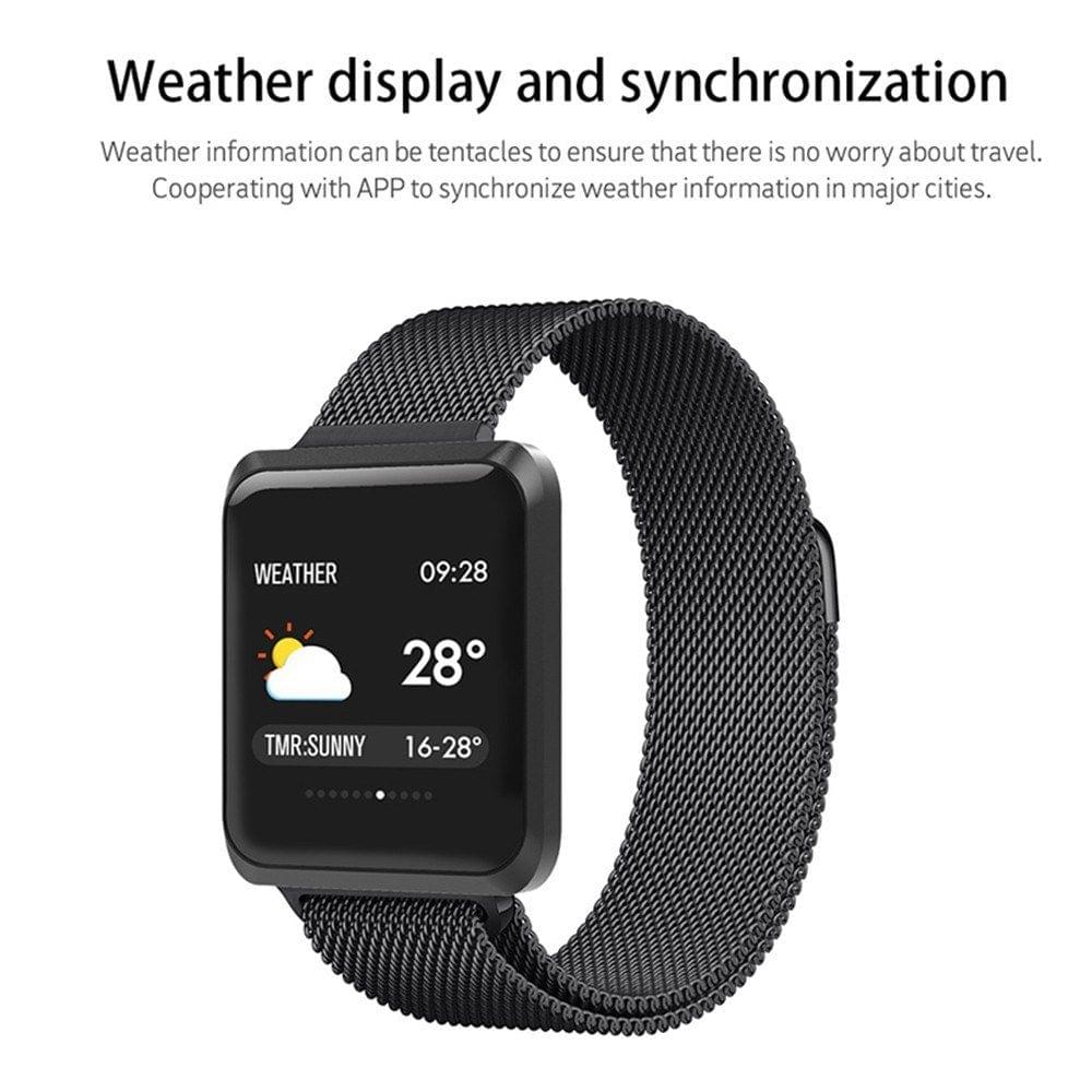 NB-212 Smart Watch BT Bands Sports Bracelet 1.3" Display Screen IP67 Waterproof Magnetic Wristwatch Sleep Monitor Heart Rate Blood Pressure SpO2 Test Stopwatch Message Reminder