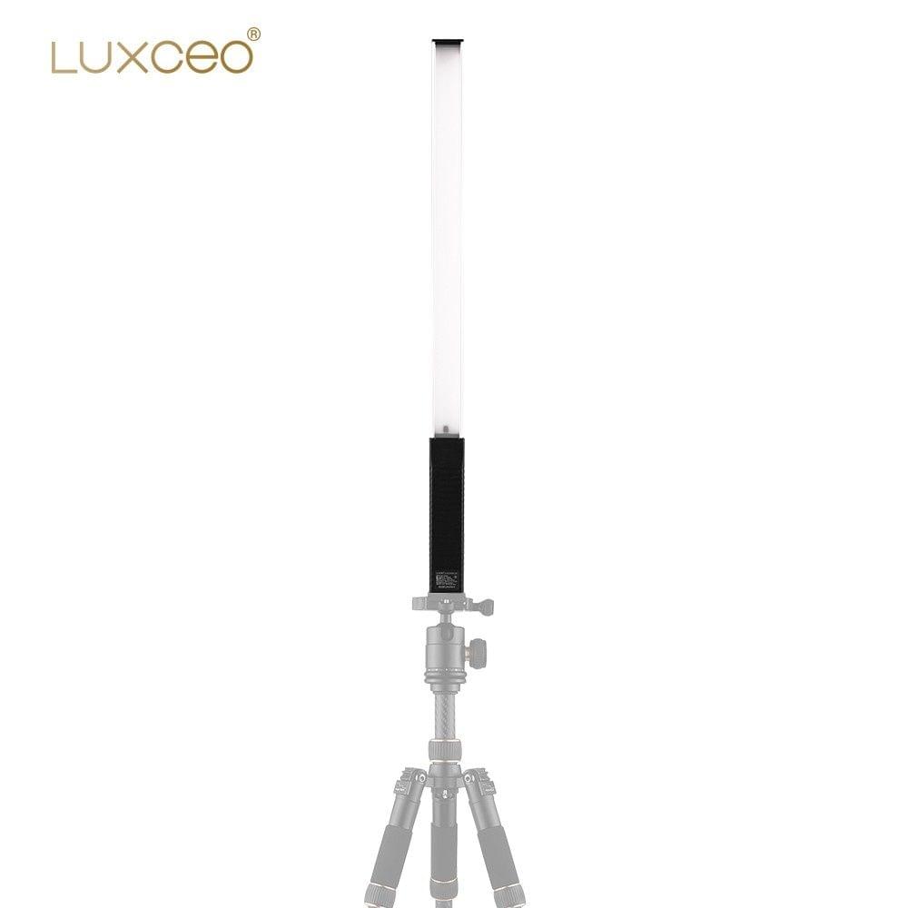 LUXCEO Handheld Photography Light Portable LED Video Light Wand 3000K/5750K/RGB Color 12 Brightness Levels Colorful Stick with Carrying Bag Remote Control Photography Lighting Kit