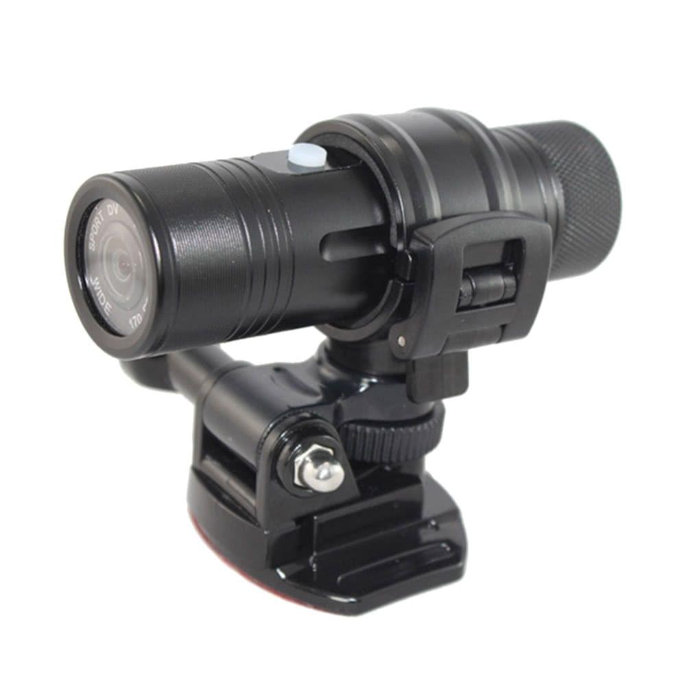 Sports Camera HD 1080P 30FPS 8MP 170A+ Wide-angle Lens DVR Helmet Action Camera Camcorder Car DVR PC Webcam Water-Resistant Outdoor Bike Helmet Arm Hunting