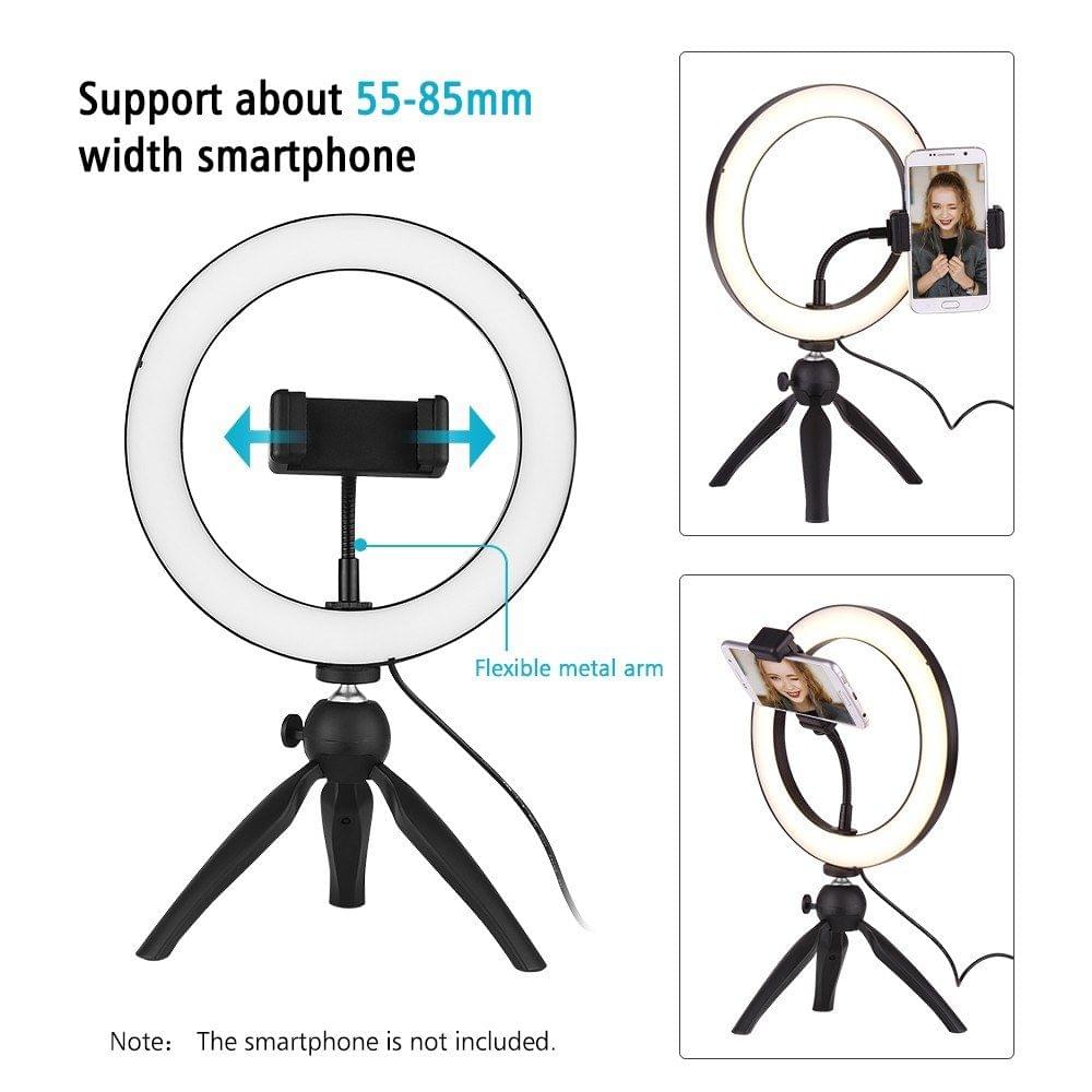 Portable 8.6 Inch LED Ring Light Lamp