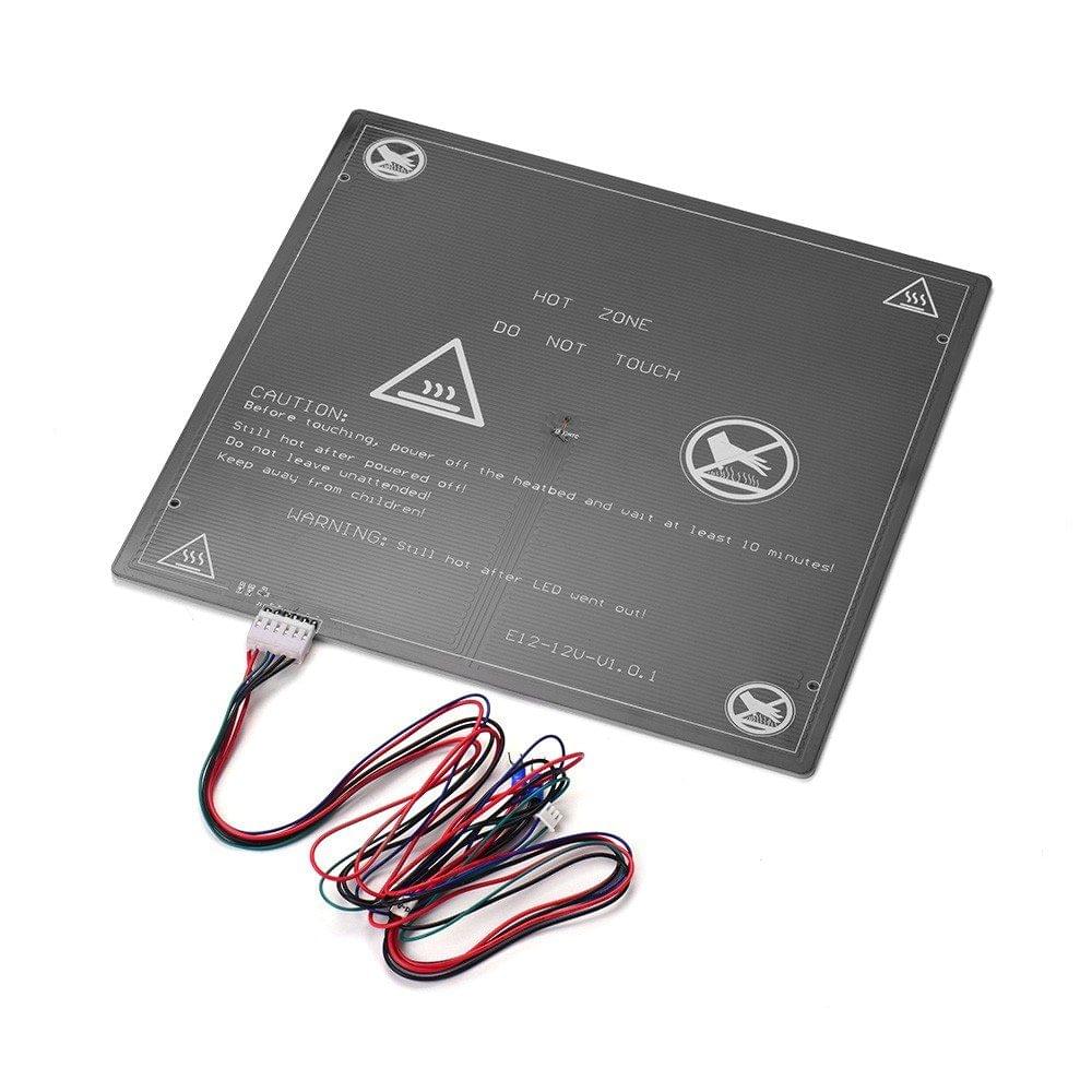 Anet 12V 3D Printer Hot Bed Heating Platform Heatbed Aluminum 300 * 300 * 3mm with Hot-bed Wire Cord for Anet E12 3D Printer Upgrade Suppliers(1pcs)