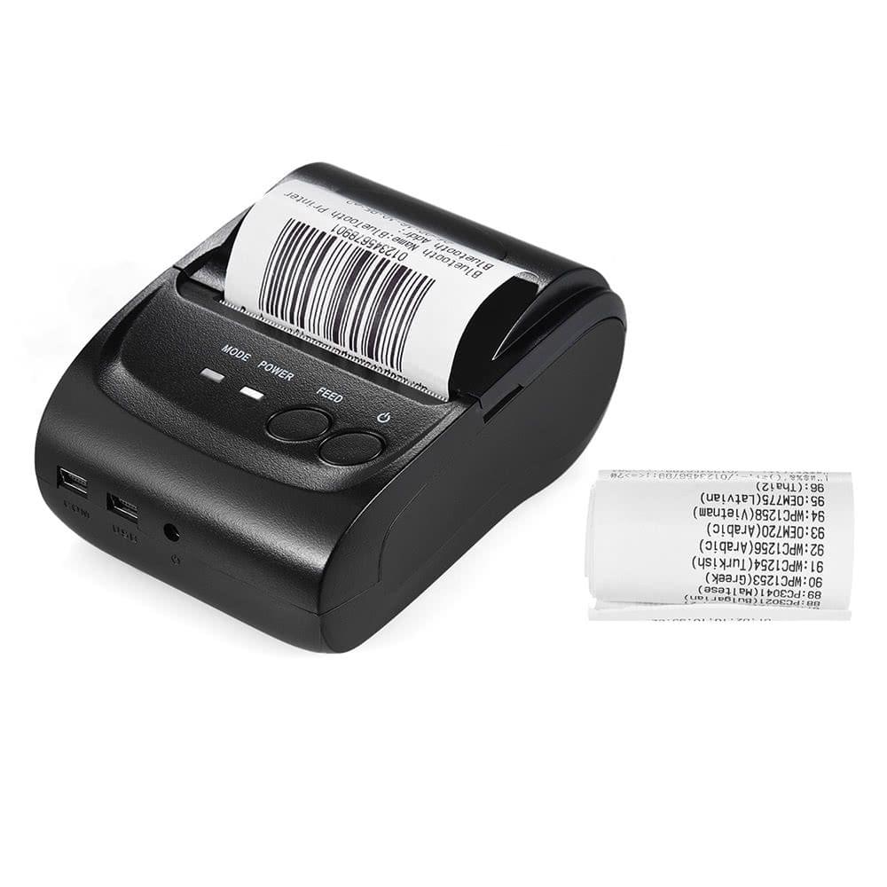 Mini Portable BT USB Thermal Printer