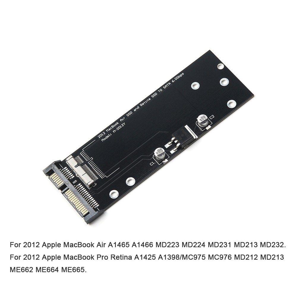New SSD to SATA 6.0Gbps Adapter Converter Card for 2012 Apple MacBook Air MD223 MD224 MD231 MD232