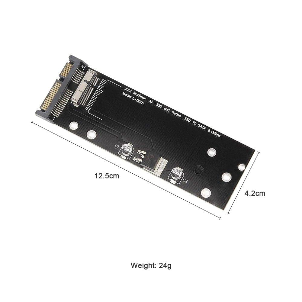 New SSD to SATA 6.0Gbps Adapter Converter Card for 2012 Apple MacBook Air MD223 MD224 MD231 MD232