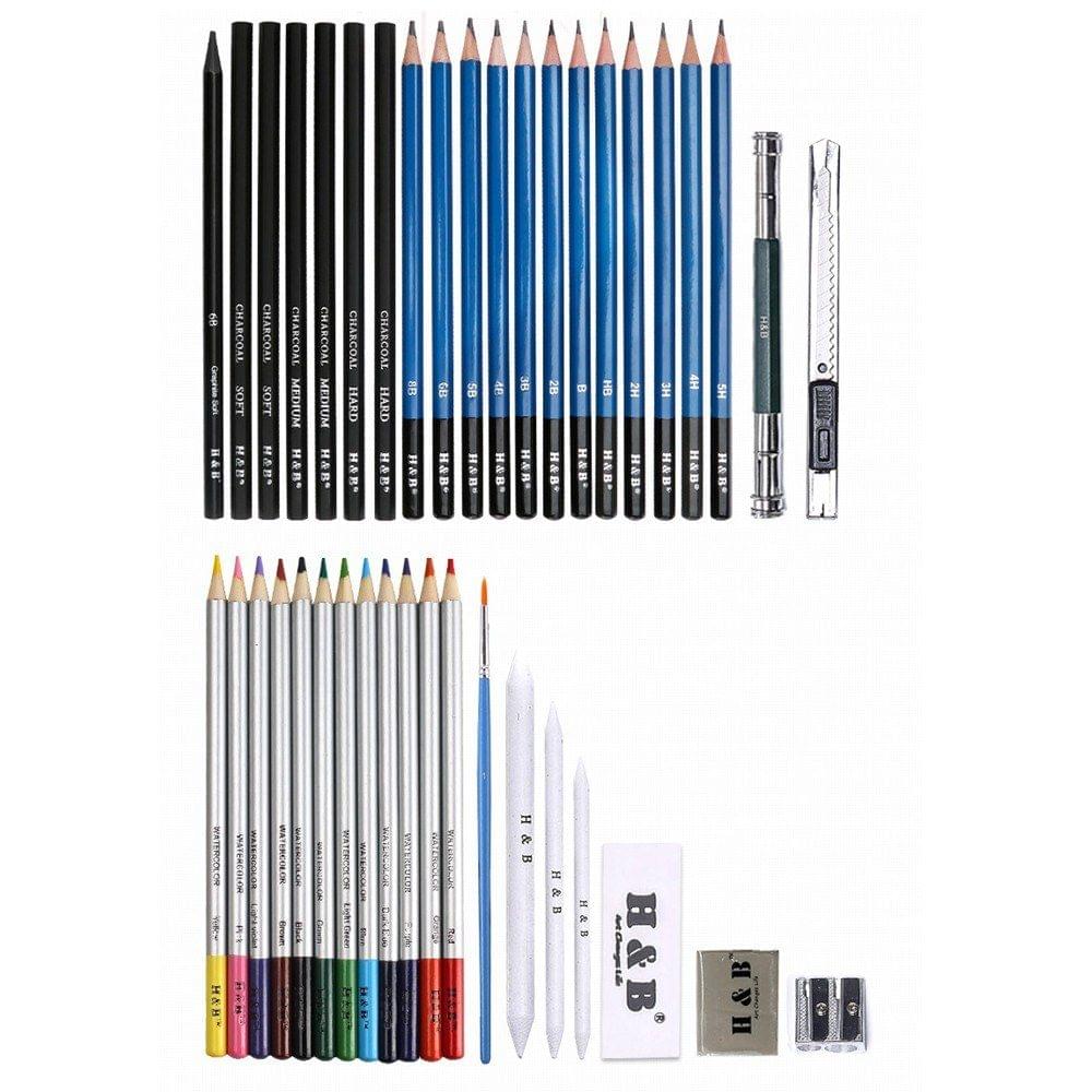 H&B 40pcs/set Professional Drawing Kit