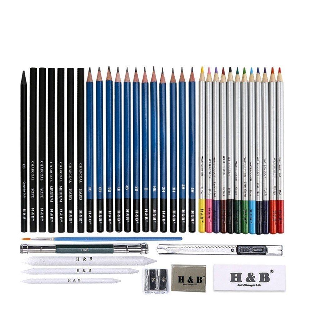 H&B 40pcs/set Professional Drawing Kit