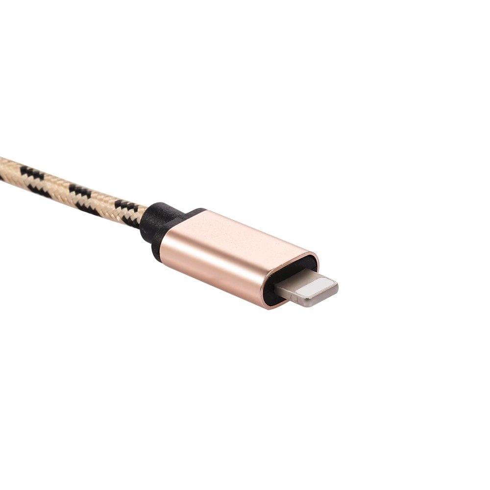 Lightning OTG Cable Lightning Male to USB3.0 Adapter Data Transfer Cord for iPhone(Golden)
