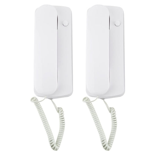109DC Two-way High-definition Wired Intercom Doorphone (White)