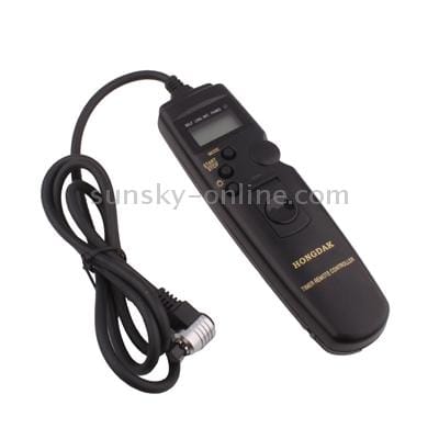 LCD Display Timer Remote Cord for Canon 5D / 50D / 40D / 30D / 20D / 10D (Black)