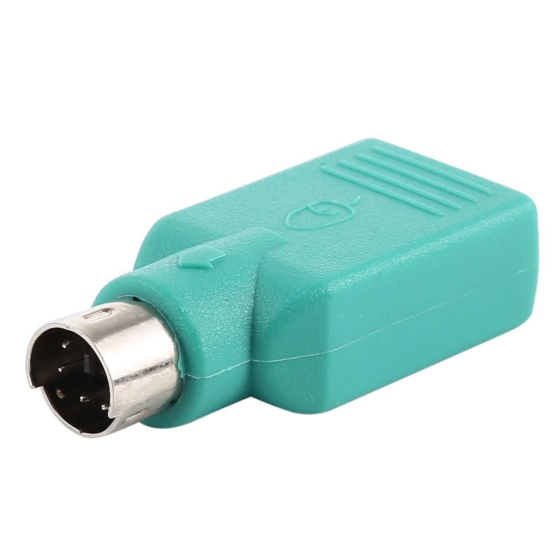 USB A Jack to mini DIN6 male Adapter (Green)