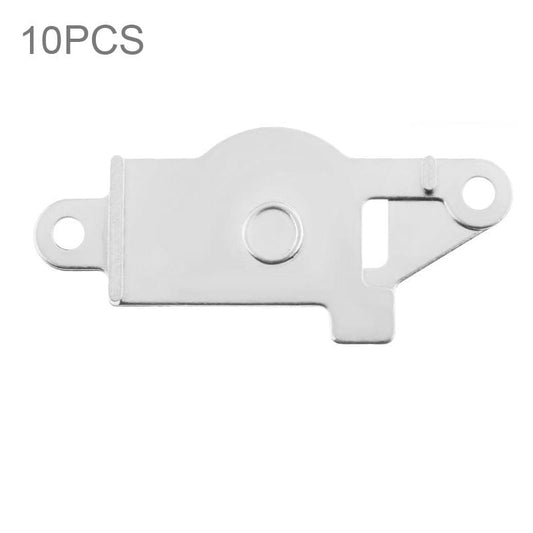 10 PCS Original Metal Home Button Holder Bracket Repair Part for iPhone 5S (Grey)