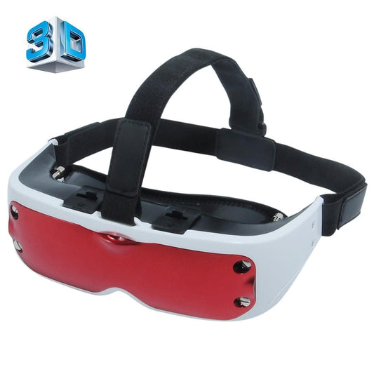 VR Eyes 3D Virtual Reality Private Helmet Mobile 3D Video Cinema Glasses for SmartPhone (Red)