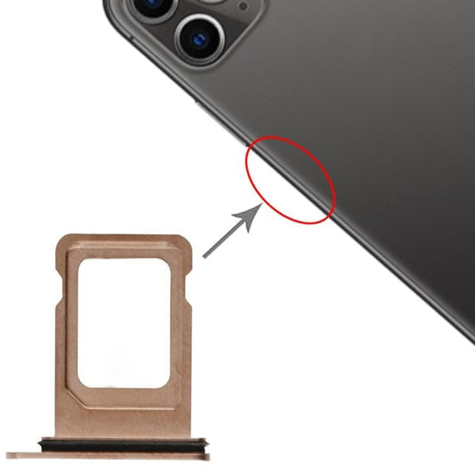 SIM Card Tray for iPhone 11 Pro / 11 Pro Max (Gold)