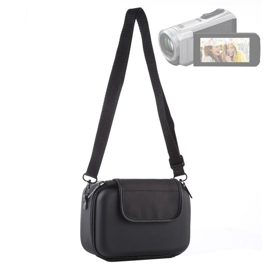 Portable Travel Case Digital Camera Bag with Strap (Black)